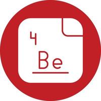 Beryllium Vector Icon