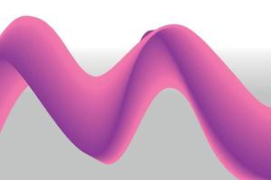 Abstract pink light lines on white background. abstract wave background for computer wallpaper and landing page. vector