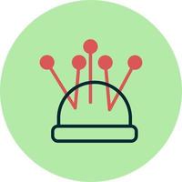 Pin Cushion Vector Icon