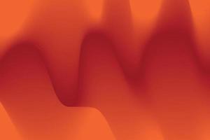 orange gradient wave abstract background. modern graphic for landing page and computer desktop background. 3d vector