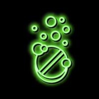 pill phytotherapy neon glow icon illustration vector