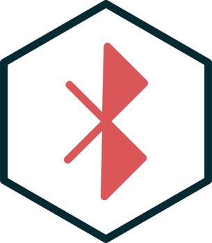 icono de vector de bluetooth