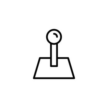 Control icon with outline style vector
