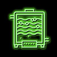 breeding pharmaceutical production neon glow icon illustration vector