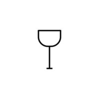 Drink icon with outline style vector