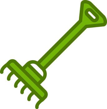 icono de vector de rastrillo
