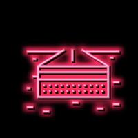 road layer stone neon glow icon illustration vector