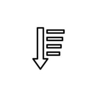 Signal icon with outline style vector