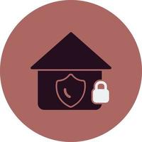 Home Secured Vector Icon