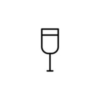 Drink icon with outline style vector