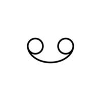 Music icon with outline style vector
