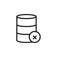 Battery icon with outline style vector