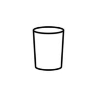 Drink icon with outline style vector