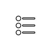 Setting icon with outline style vector