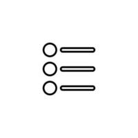 Setting icon with outline style vector