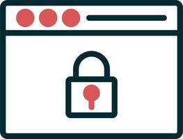 Web Encryption Vector Icon