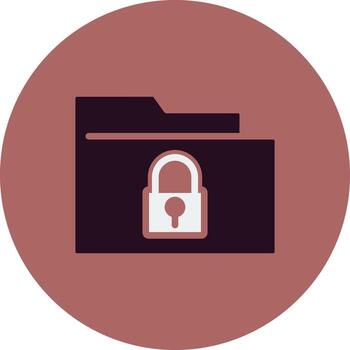 icono de vector de cifrado de datos