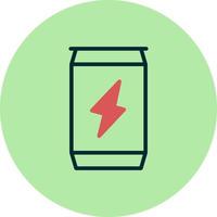 icono de vector de bebida energética