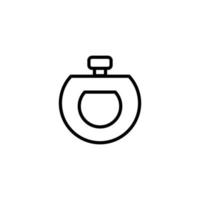 Perfume icon with outline style vector