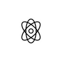 Science icon with outline style vector