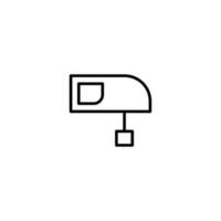 Mixer icon with outline style vector