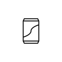 Drink icon with outline style vector