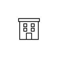 House icon with outline style vector