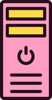 Cpu Tower Vector Icon