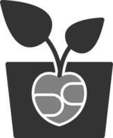 icono de vector de plantación