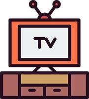 Watching Tv Vector Icon