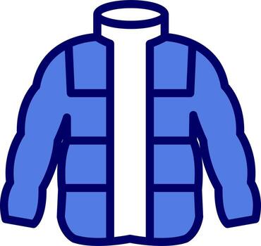 icono de vector de chaqueta