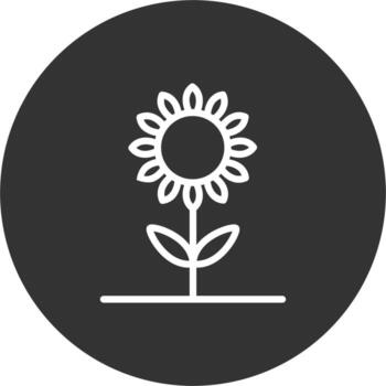 Sunflower Vector Icon