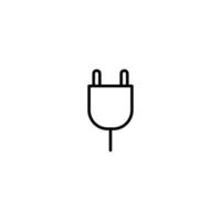 Charge icon with outline style vector