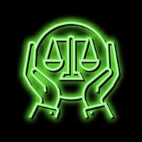 legislation law dictionary neon glow icon illustration vector