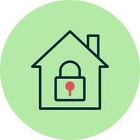 Secure Home Vector Icon