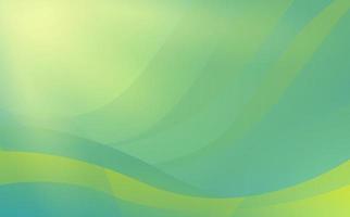 Green abstract wave shiny background design vector