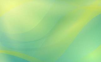 Abstract flow green gradient shiny background design vector