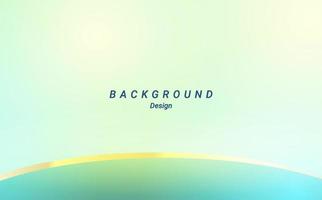 Abstract soft green blue gradient background vector
