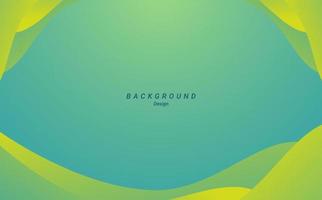 Green gradient abstract background template design vector