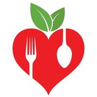 Illustration logo restaurant business vector