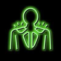 myositis disease neon glow icon illustration vector