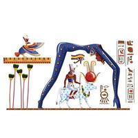 antiguo Egipto leyenda dibujos animados ilustración