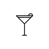 Drink icon with outline style vector