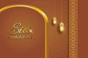 Simple Islamic background and banner design vector