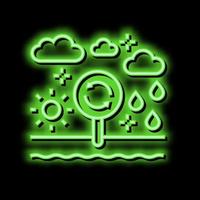 climatope system neon glow icon illustration vector