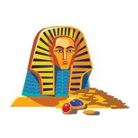 Ancient Egypt vector cartoon set