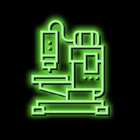 welding apparatus neon glow icon illustration vector