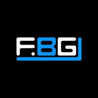 FBG letter logo creative design with vector graphic, FBG simple and modern logo.