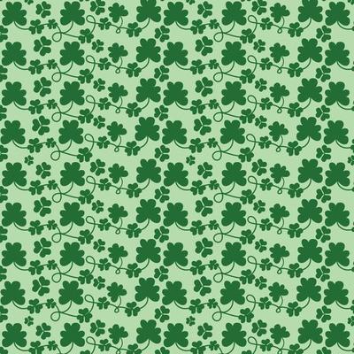 hand drawn lovely hearts style, lucky clover,Shamrock St. patricks day, trefoil Irish, four leaf linear holiday symbol,floral,decorative repeating and Seamless Patterns for Digital print