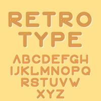 Cool deep isometric font, alphabet letters numbers vector